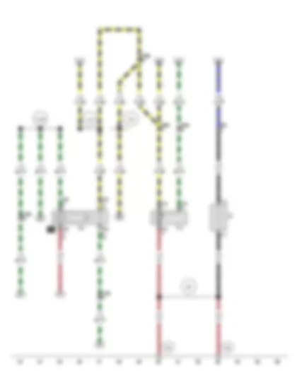 Wiring Diagram  VW GOL 2008 - Rear window wiper and washer relay - Rear window wiper motor - Heated rear window