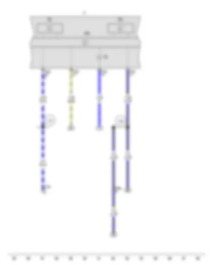 Wiring Diagram  VW GOL 2008 - Rev. counter - Speedometer - Control unit in dash panel insert - Dash panel insert - Alternator warning lamp