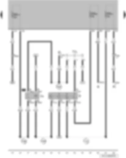 Wiring Diagram  VW GOL 2007 - Ignition/starter switch - X-contact relief relay - terminal 30 wiring junction