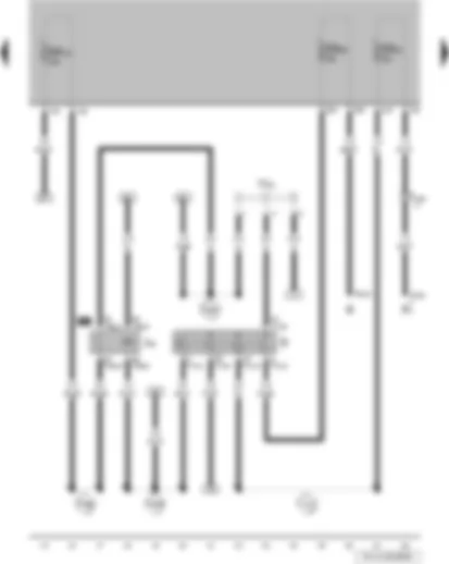 Wiring Diagram  VW GOL 2005 - Ignition/starter switch - X-contact relief relay - terminal 30 wiring junction