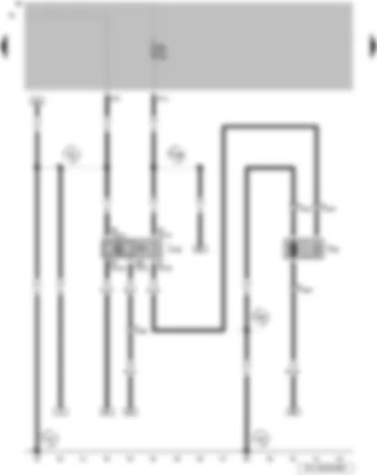 Wiring Diagram  VW GOL 2007 - Fresh air blower and radiator fan relay - radiator fan on right