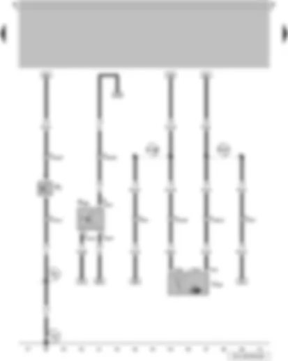 Wiring Diagram  VW GOL 2008 - Luggage compartment light switch - central locking switch on driver side - front passenger door central locking motor