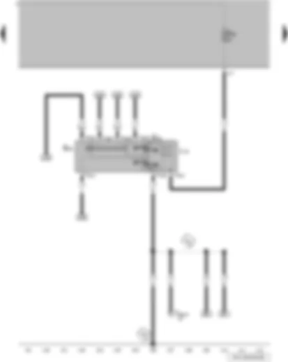 Wiring Diagram  VW GOL 2005 - Mirror adjustment switch - mirror adjustment change-over switch - mirror adjustment switch illumination bulb