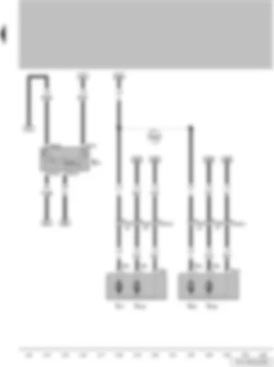 Wiring Diagram  VW GOL 2007 - Front right window regulator switch - driver side mirror adjustment motor - front passenger side mirror adjustment motor