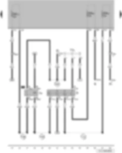 Wiring Diagram  VW GOL 2008 - Ignition/starter switch - X-contact relief relay - terminal 30 wiring junction