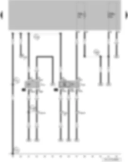 Wiring Diagram  VW GOL 2010 - Radiator fan 2nd speed relay - fresh air blower and radiator fan relay