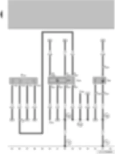 Wiring Diagram  VW GOL 2009 - Air conditioning system pressure switch - air conditioning system switch-off relay - right radiator fan