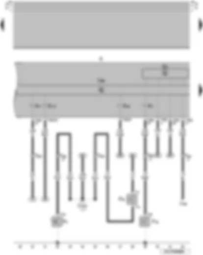 Wiring Diagram  VW GOL 2007 - Handbrake warning switch - oil pressure switch - brake fluid level warning contact - rev. counter - alternator warning lamp - oil pressure warning lamp