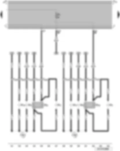 Wiring Diagram  VW GOL 2007 - Right tail light bulb - left tail light bulb - rear left turn signal bulb - rear right turn signal bulb - left reversing light bulb - right reversing light bulb