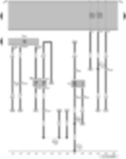 Wiring Diagram  VW GOL 2005 - Coolant temperature display sender - engine control unit - radiator fan