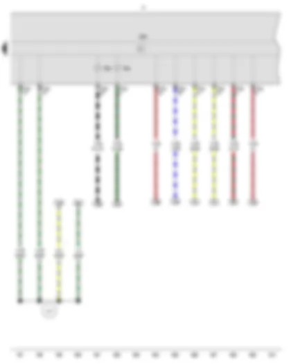 Wiring Diagram  VW GOL 2007 - Control unit in dash panel insert - Dash panel insert - Left turn signal warning lamp - Right turn signal warning lamp