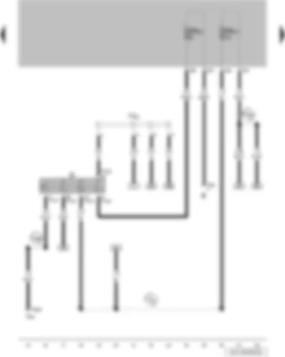 Wiring Diagram  VW GOL 2007 - Ignition/starter switch - terminal 30 wiring junction