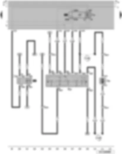 Wiring Diagram  VW GOL 2008 - Intermittent wiper switch - automatic intermittent wash and wipe relay - main beam relay - windscreen and rear window washer pump