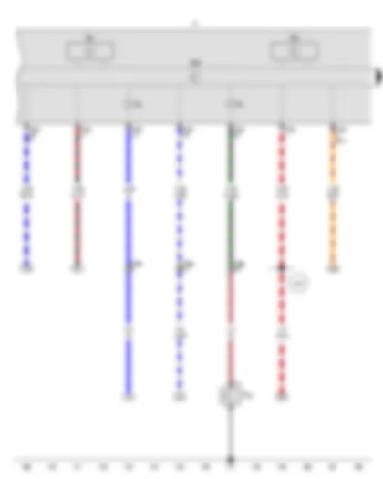 Wiring Diagram  VW GOL 2014 - Oil pressure switch - Rev. counter - Speedometer - Control unit in dash panel insert - Dash panel insert - Alternator warning lamp - Oil pressure warning lamp