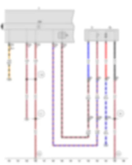 Wiring Diagram  VW GOL 2013 - Fuel gauge sender - Fuel gauge - Fuel system pressurisation pump - Control unit in dash panel insert - Dash panel insert