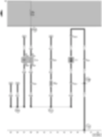 Wiring Diagram  VW GOL 2001 - Radiator fan 2nd speed relay - Radiator fan series resistor - Radiator fan