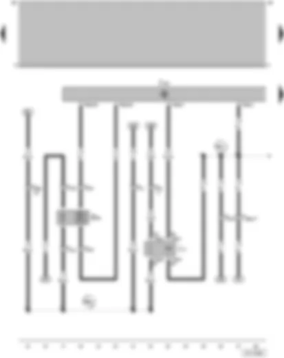 Wiring Diagram  VW GOL 2002 - Lambda probe - Fuel pump relay - Motronic control unit