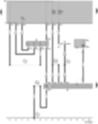 Wiring Diagram  VW GOL 2005 - Ignition/starter switch - Radio - Aerial - Aerial amplifier