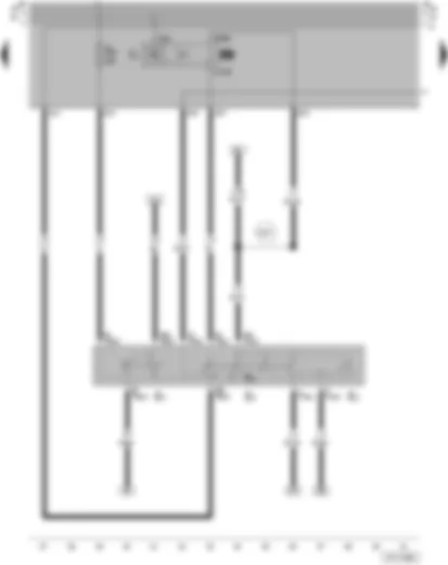 Wiring Diagram  VW GOL 2003 - Turn signal switch - Hazard warning light switch - Headlight dipper/flasher switch - Hazard warning light relay - Hazard warning light system warning lamp