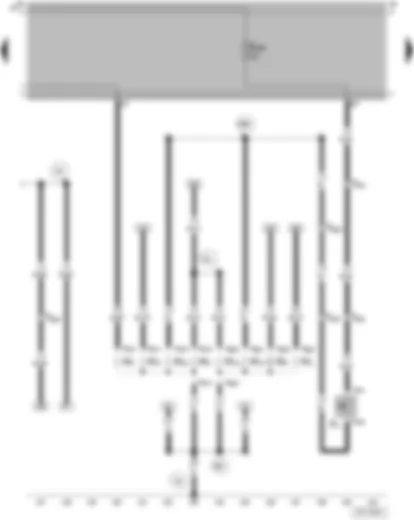 Wiring Diagram  VW GOL 2005 - Reversing light switch - Right tail light bulb - Left tail light bulb - Rear left turn signal bulb - Rear right turn signal bulb - Left brake light bulb - Right brake light bulb - Left reversing light bulb - Right reversing light bulb