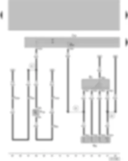 Wiring Diagram  VW GOL 2003 - Fresh air blower switch - Air conditioner switch - Air conditioner shut-off thermal switch - Air conditioning system control unit - Fresh air blower series resistor with overheating fuse