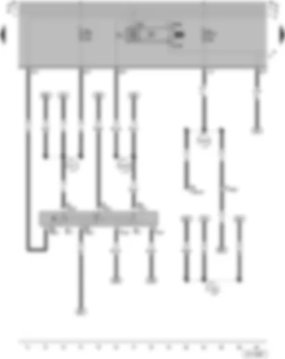 Wiring Diagram  VW GOL 2003 - Turn signal switch - Headlight dipper/flasher switch - Hazard warning light relay