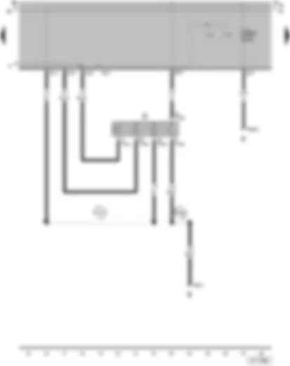 Wiring Diagram  VW GOL 2001 - Ignition/starter switch