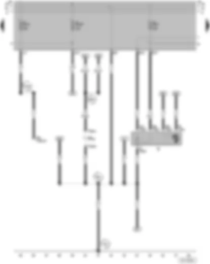 Wiring Diagram  VW GOL 2005 - Windscreen wiper motor - Side turn signal bulb - left