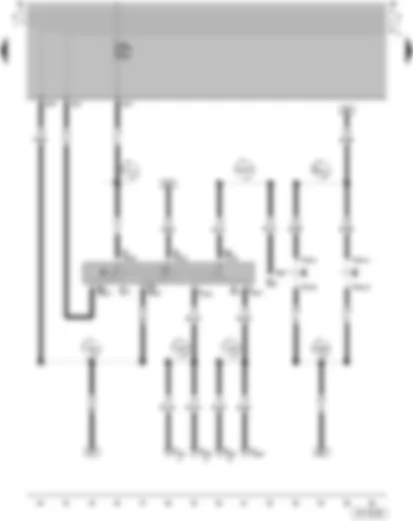 Wiring Diagram  VW GOL 2004 - Turn signal switch - Headlight dipper/flasher switch