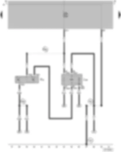 Wiring Diagram  VW GOL 2003 - Radiator fan thermo-switch - Fresh air blower and radiator fan relay