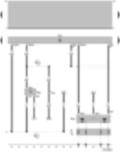 Wiring Diagram  VW GOL 2003 - Speedometer sender (Hall sender on gearbox) - 4AV/4CV (injection system) control unit - Ignition transformer - Spark plug connector - Spark plug