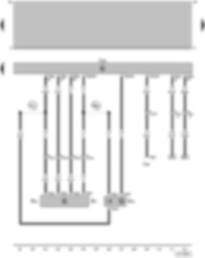 Wiring Diagram  VW GOL 2003 - Hall sender - Intake air temperature sender - Intake manifold pressure sender - 4AV/4CV (injection system) control unit