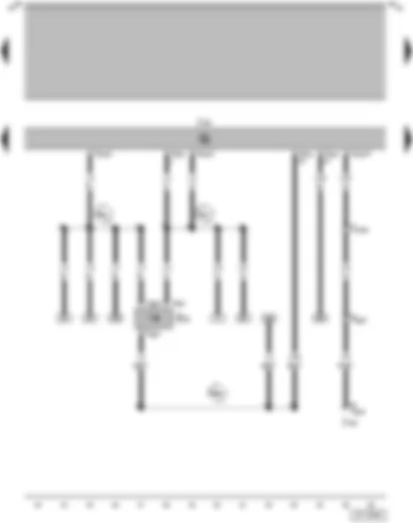 Wiring Diagram  VW GOL 2005 - Speedometer sender (Hall sender on gearbox) - 4LV (injection system) control unit