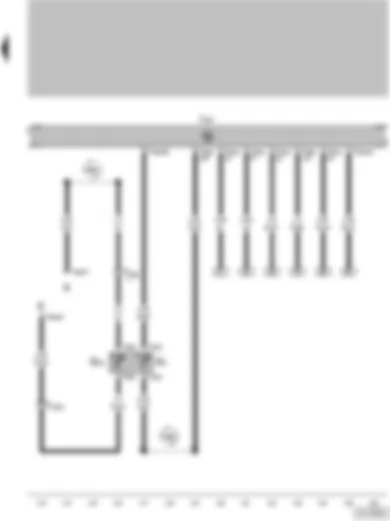 Wiring Diagram  VW GOL 2003 - Coolant temperature sender - Coolant temperature sender - 4LV (injection system) control unit