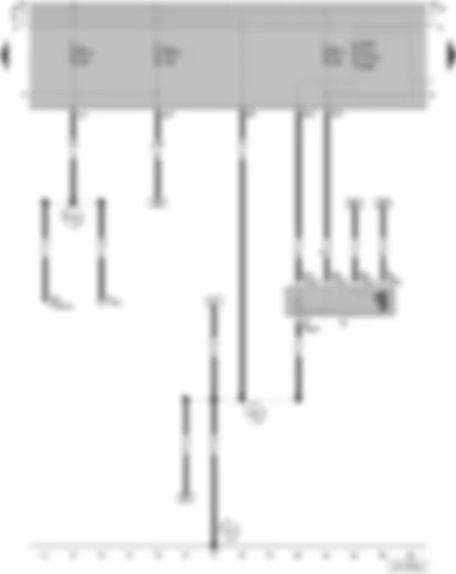 Wiring Diagram  VW GOL 2005 - Push-in bridge - Windscreen wiper motor