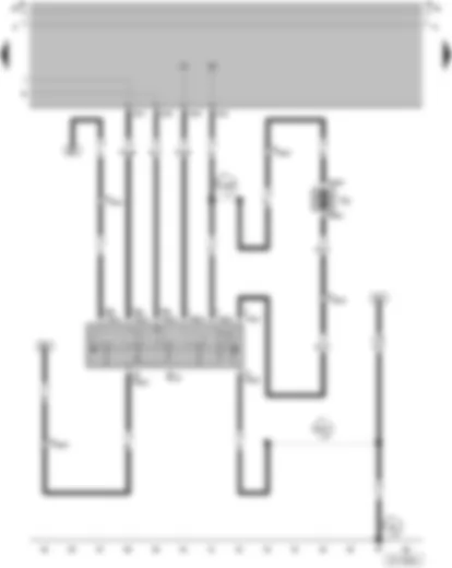 Wiring Diagram  VW GOL 2003 - Intermittent wiper switch - Washer pump
