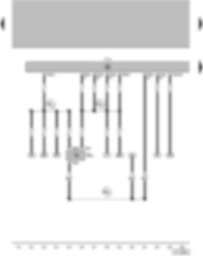 Wiring Diagram  VW GOL 2004 - Speedometer sender (Hall sender on gearbox) - 4BV (injection system) control unit