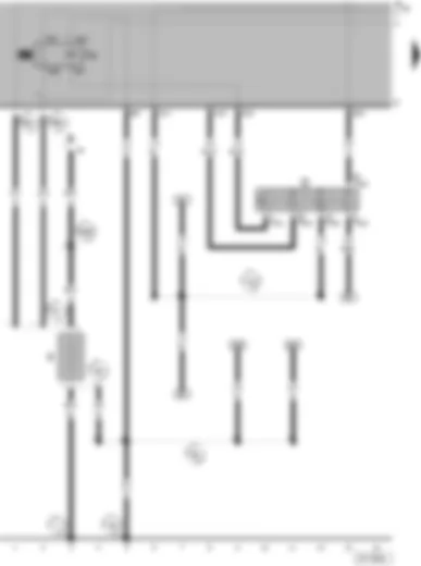 Wiring Diagram  VW GOL 2004 - Battery - Ignition/starter switch - X contact relief relay