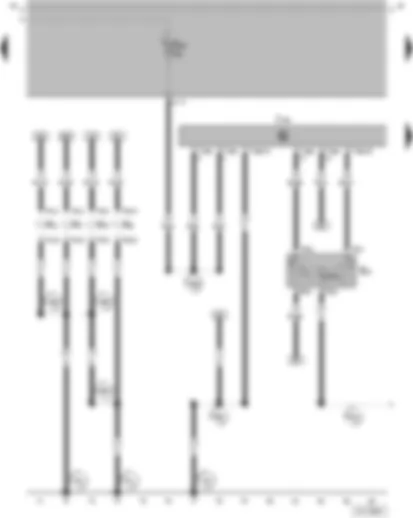 Wiring Diagram  VW GOL 2005 - Front right window regulator switch - Control unit for window regulator/vent windows and sliding sunroof - Front left turn signal bulb - Rear left turn signal bulb - Front right turn signal bulb