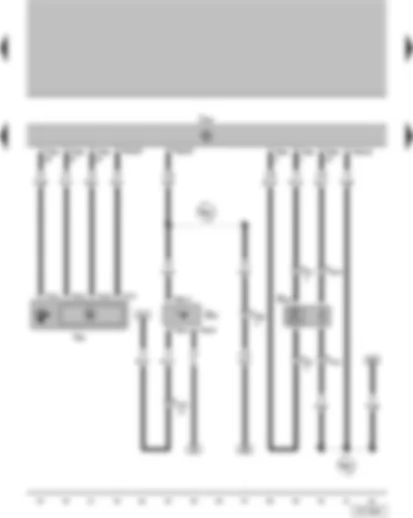 Wiring Diagram  VW GOL 2009 - Speedometer sender - lambda probe - engine control unit - throttle valve positioner