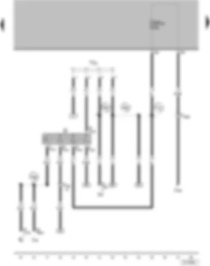 Wiring Diagram  VW GOL 2007 - Ignition/starter switch - terminal 30 wiring junction