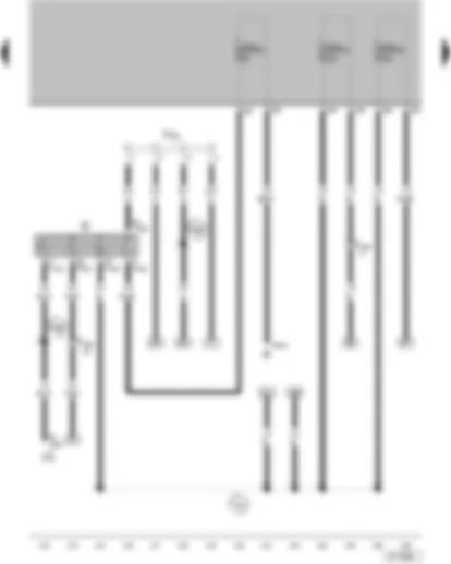 Wiring Diagram  VW GOL 2008 - Ignition/starter switch - terminal 30 wiring junction