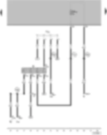 Wiring Diagram  VW GOL 2009 - Ignition/starter switch - terminal 30 wiring junction