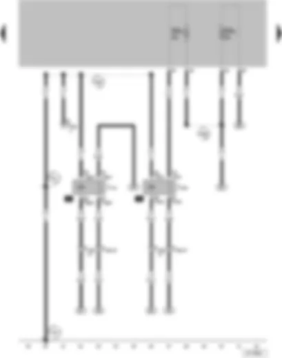 Wiring Diagram  VW GOL 2008 - Radiator fan 2nd speed relay - fresh air blower and radiator fan relay