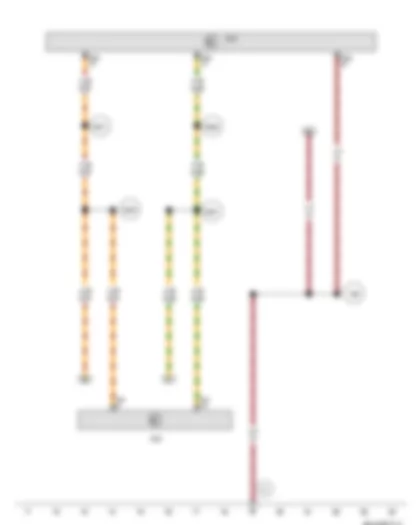 Wiring Diagram  VW GOLF A6 2014 - Data bus diagnostic interface