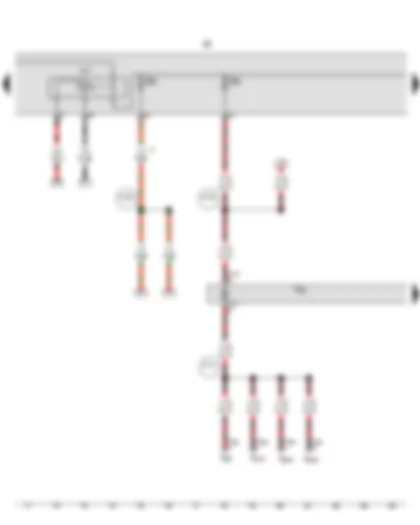 Wiring Diagram  VW GOLF A7 2015 - Main relay - Fuse holder B