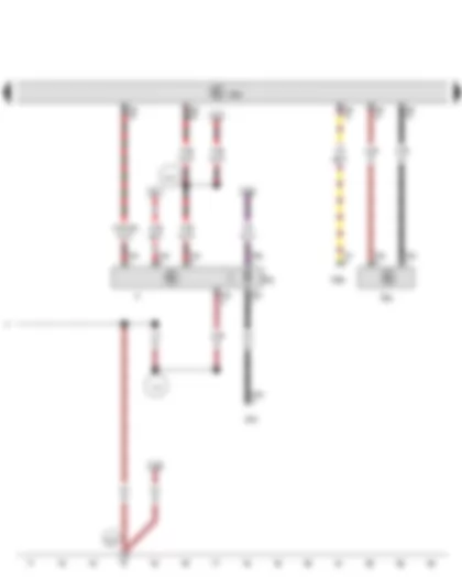 Wiring Diagram  VW GOLF A7 2015 - Brake light switch - Radiator outlet coolant temperature sender - Engine control unit