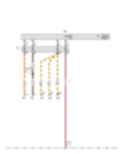 Wiring Diagram  VW GOLF A7 2015 - Radiator fan control unit - Radiator fan