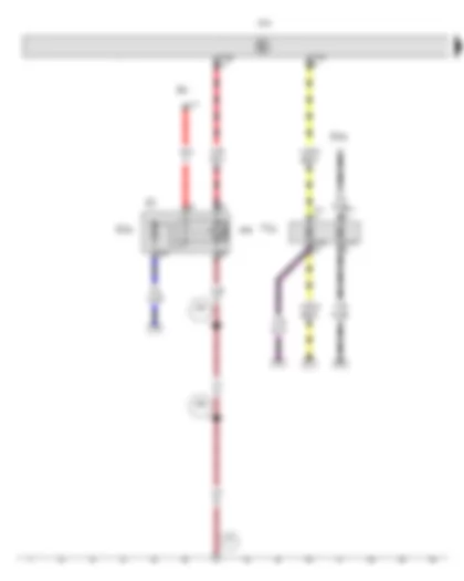 Wiring Diagram  VW GOLF A7 2015 - Terminal 15 voltage supply relay - Onboard supply control unit - Fuse 1 in fuse holder A - Fuse holder C - Fuse 35 on fuse holder C