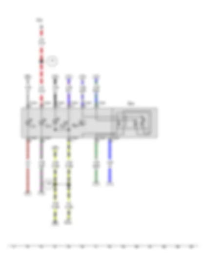 Wiring Diagram  VW GOLF A7 2015 - Electromechanical parking brake button